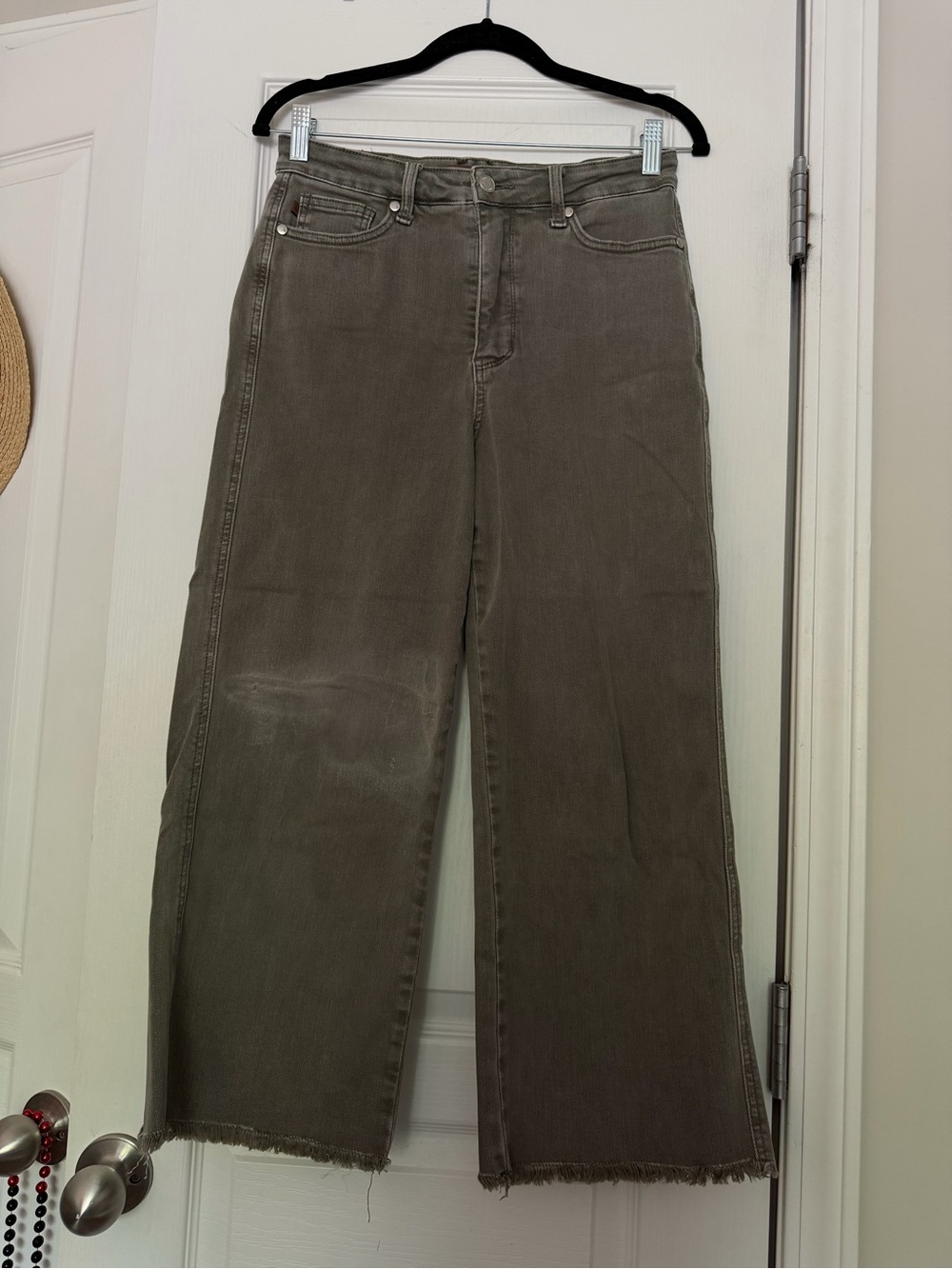 Judy Blue Wide Leg High-Rise Women’s Jeans — Olive Green Size 9/29